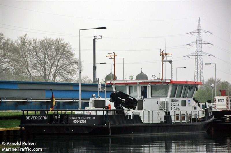 bevergern (Dredging or UW ops) - IMO , MMSI 211623980, Call Sign DH4051 under the flag of Germany