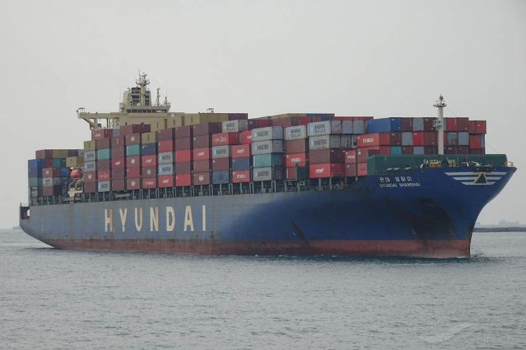 hyundai shanghai (Container Ship) - IMO 9305647, MMSI 212353000, Call Sign 5BZM3 under the flag of Cyprus