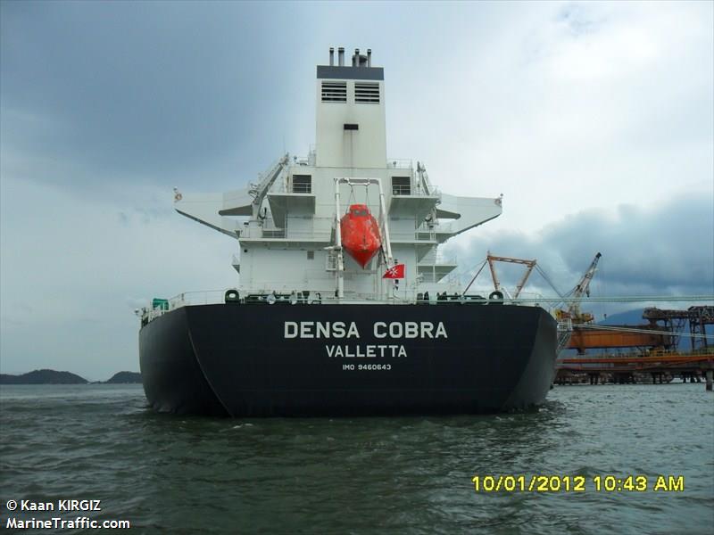 densa cobra (Bulk Carrier) - IMO 9460643, MMSI 215277000, Call Sign 9HA2693 under the flag of Malta