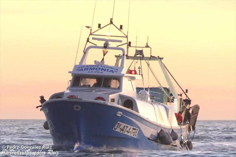 arlandiz llorca (Fishing vessel) - IMO , MMSI 224072890, Call Sign EA3812 under the flag of Spain
