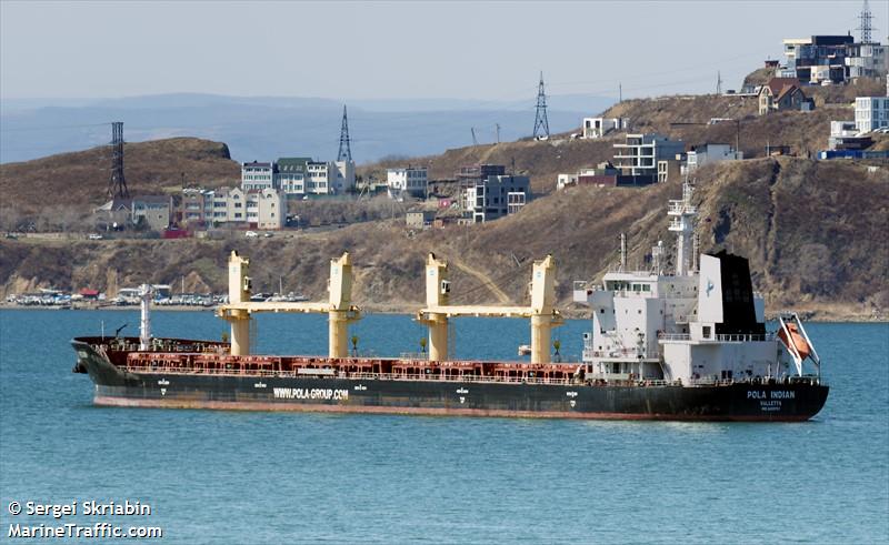 pola indian (Bulk Carrier) - IMO 9659787, MMSI 229613000, Call Sign 9HA3449 under the flag of Malta