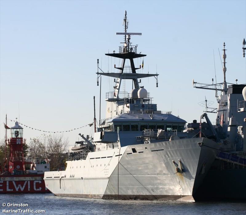 hms mersey (Patrol Vessel) - IMO 9261346, MMSI 234637000 under the flag of United Kingdom (UK)