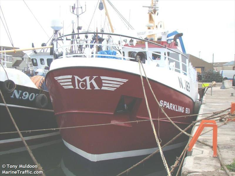 sparkling sea n183 (Fishing vessel) - IMO , MMSI 235000743, Call Sign MKJX5 under the flag of United Kingdom (UK)