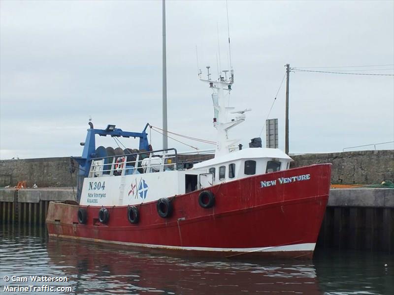 new venture (Fishing vessel) - IMO , MMSI 235026671, Call Sign MJEA3 under the flag of United Kingdom (UK)