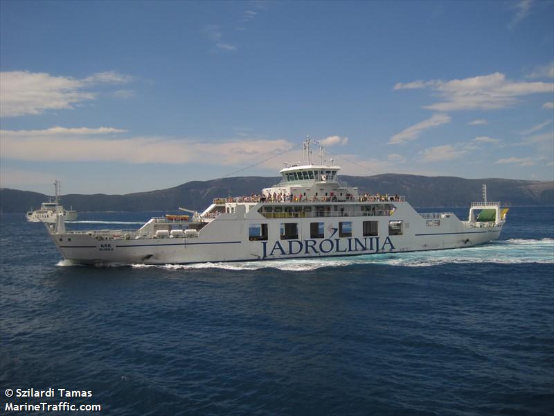 krk (Passenger/Ro-Ro Cargo Ship) - IMO 9703722, MMSI 238002000, Call Sign 9A2067 under the flag of Croatia