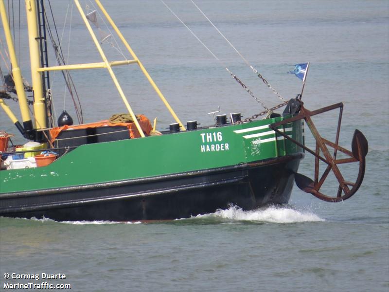 th-16 (Fishing vessel) - IMO , MMSI 244740916, Call Sign PB4961 under the flag of Netherlands