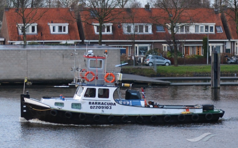 barracuda (Tug) - IMO , MMSI 244780695, Call Sign PD3317 under the flag of Netherlands