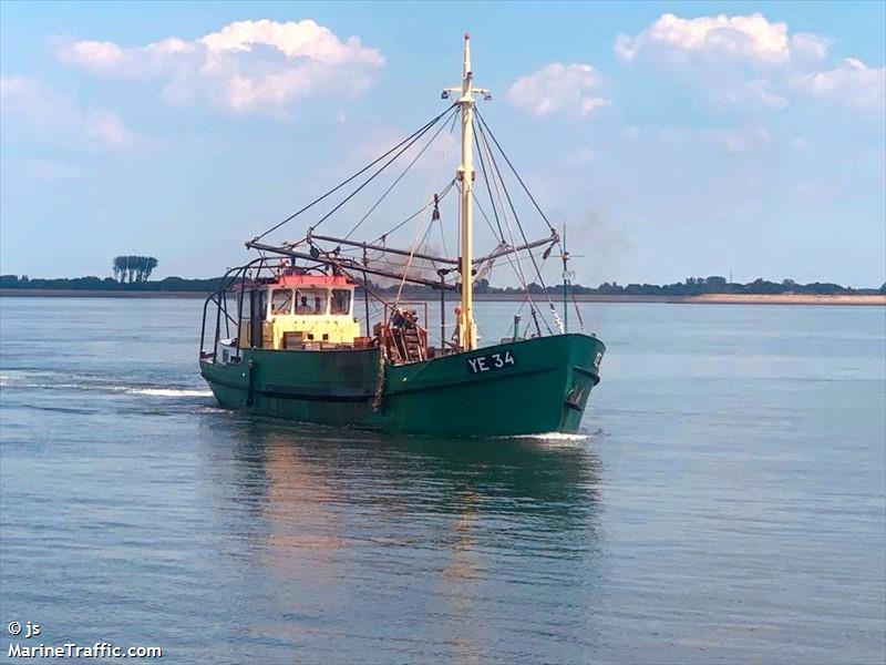 jacomina ye34 (Fishing vessel) - IMO , MMSI 244870868, Call Sign PG5141 under the flag of Netherlands