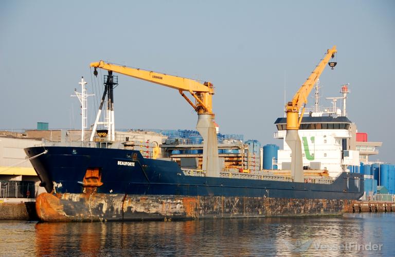 beauforte (General Cargo Ship) - IMO 9532812, MMSI 246795000, Call Sign PCKN under the flag of Netherlands