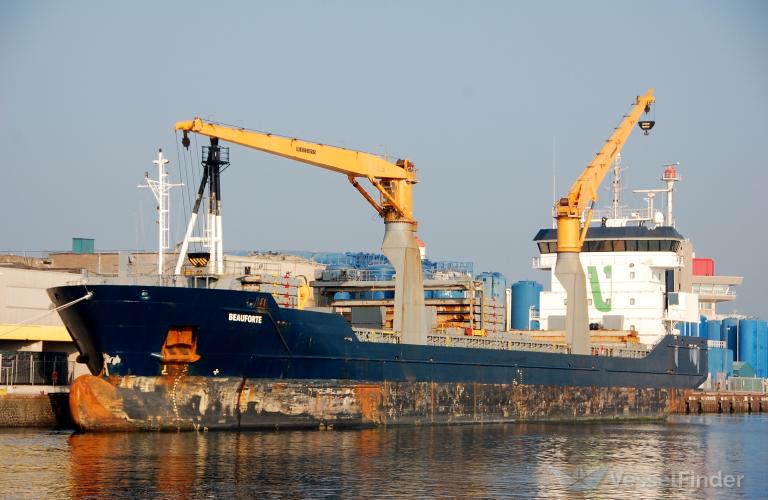 beauforte (General Cargo Ship) - IMO 9532812, MMSI 246795000, Call Sign PCKN under the flag of Netherlands