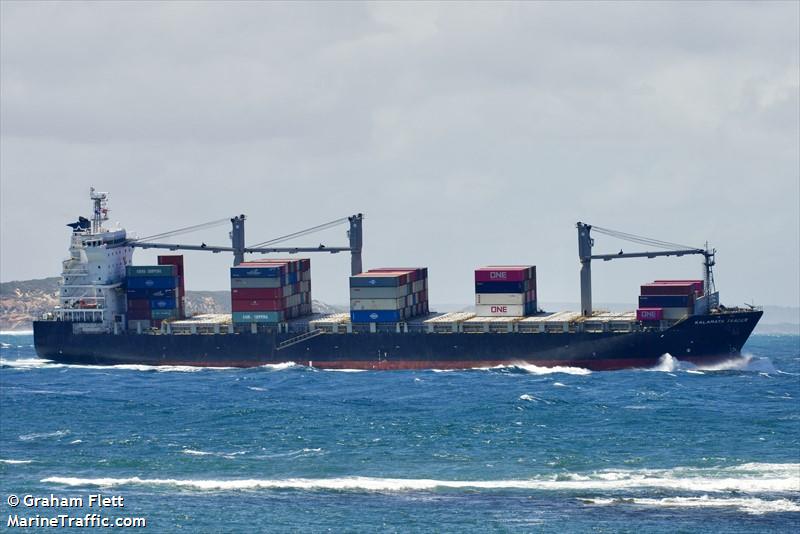 kalamata trader (Container Ship) - IMO 9701293, MMSI 249009000, Call Sign 9HA4061 under the flag of Malta