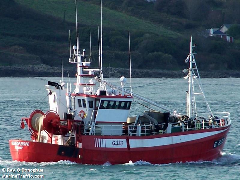 star of hope (Fishing vessel) - IMO , MMSI 250002264, Call Sign EIKK7 under the flag of Ireland