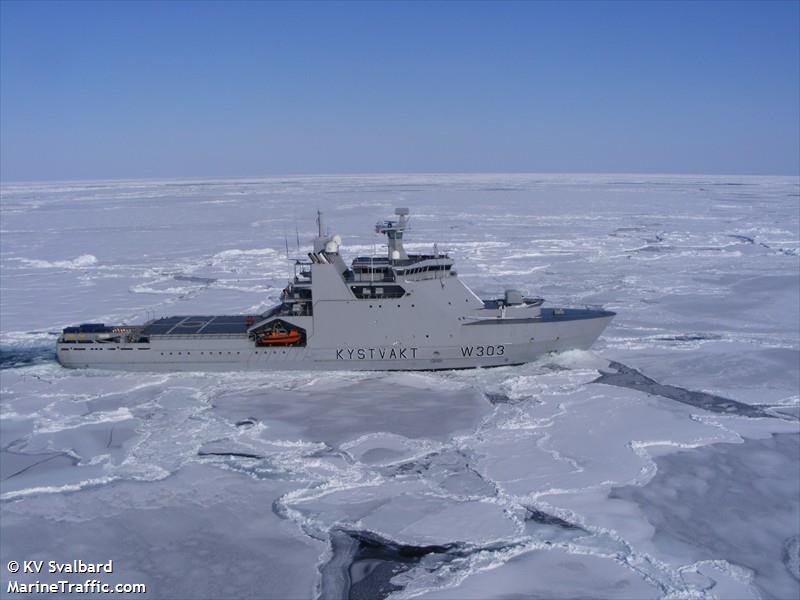 kv svalbard (Patrol Vessel) - IMO 8640387, MMSI 259040000, Call Sign LBSV under the flag of Norway