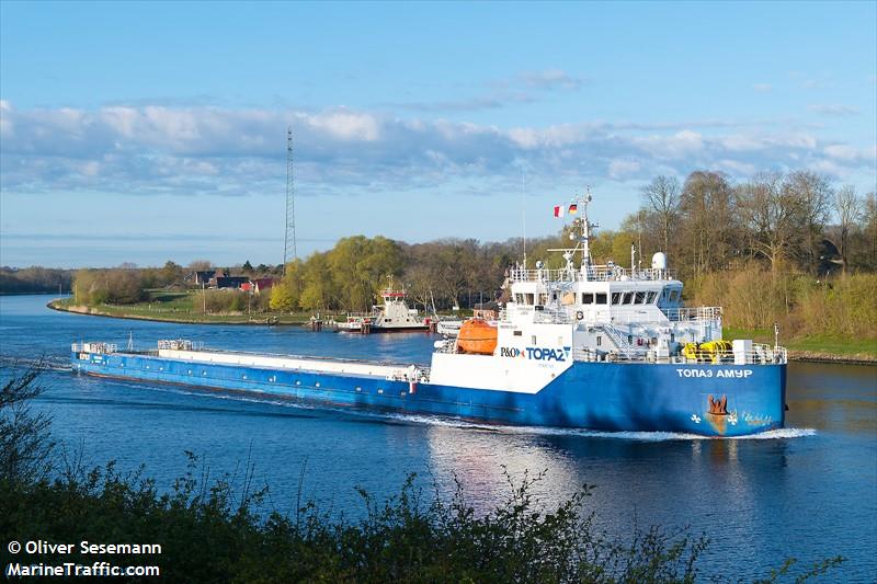 topaz amur (Heavy Load Carrier) - IMO 9811567, MMSI 273391360, Call Sign UGEO under the flag of Russia