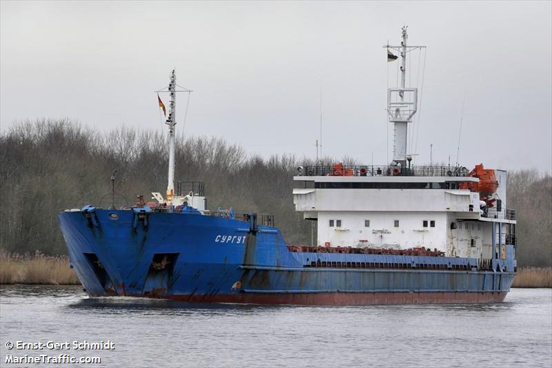 surgut (General Cargo Ship) - IMO 9119361, MMSI 273452000, Call Sign UBRB under the flag of Russia
