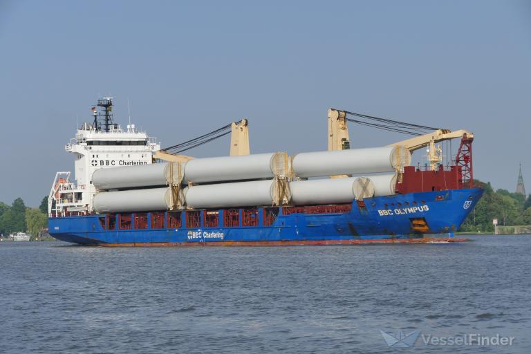 bbc olympus (General Cargo Ship) - IMO 9508457, MMSI 305823000, Call Sign V2FW4 under the flag of Antigua & Barbuda