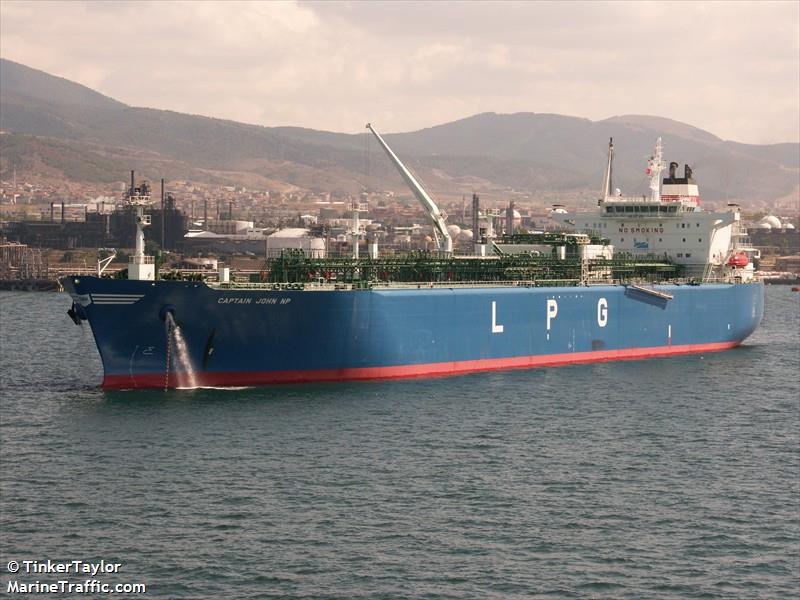 captain john np (LPG Tanker) - IMO 9347504, MMSI 308945000, Call Sign C6WA4 under the flag of Bahamas