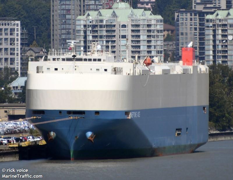 neptune ace (Vehicles Carrier) - IMO 9584059, MMSI 311045300, Call Sign C6YU3 under the flag of Bahamas