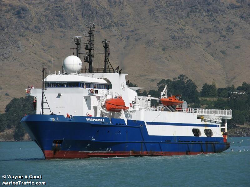 discoverer 2 (Research Vessel) - IMO 9079315, MMSI 311971000, Call Sign C6UN7 under the flag of Bahamas