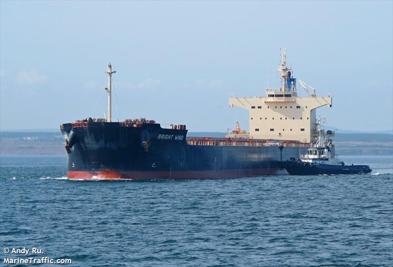 bright wind (Bulk Carrier) - IMO 9582972, MMSI 351008000, Call Sign 3FDT8 under the flag of Panama