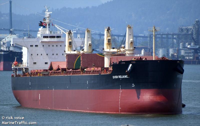 ever reliance (Bulk Carrier) - IMO 9423578, MMSI 353157000, Call Sign 3EWX9 under the flag of Panama