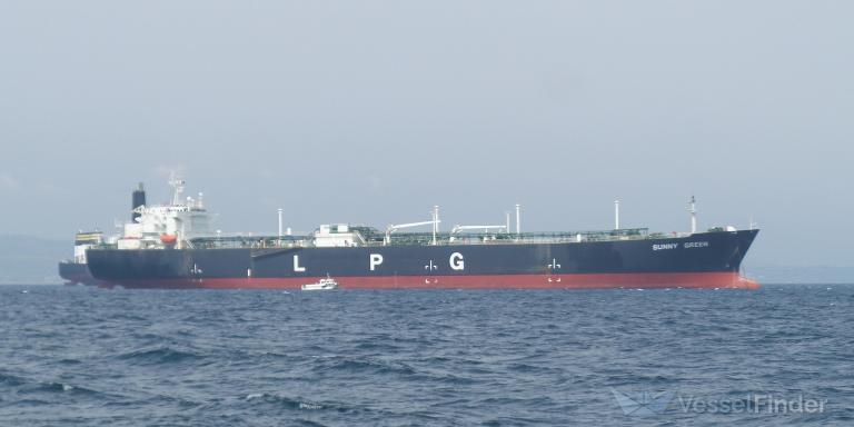 sunny green (LPG Tanker) - IMO 9008108, MMSI 354503000, Call Sign 3EMA9 under the flag of Panama