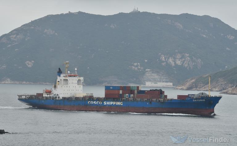 cai yun he (Container Ship) - IMO 9228758, MMSI 355474000, Call Sign H3MN under the flag of Panama