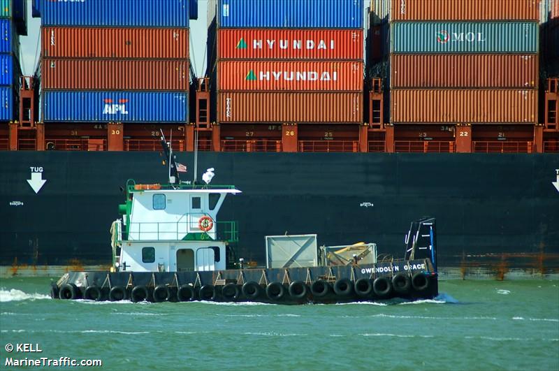 gwendolyn grace (Tug) - IMO , MMSI 366868850, Call Sign WDG6169 under the flag of United States (USA)