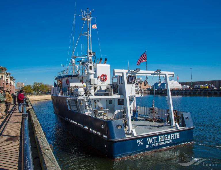 rv hogarth (Dredging or UW ops) - IMO 1278422, MMSI 368009890, Call Sign WDJ7764 under the flag of United States (USA)