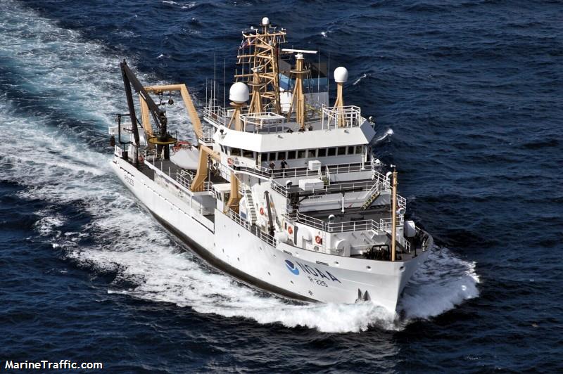 noaa ship pisces (Fishing Support Vessel) - IMO 9349071, MMSI 369970145, Call Sign WTDL under the flag of United States (USA)