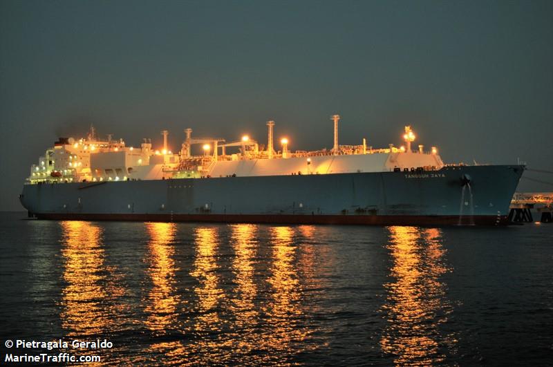 tangguh jaya (LNG Tanker) - IMO 9349019, MMSI 370502000, Call Sign 3ETB6 under the flag of Panama