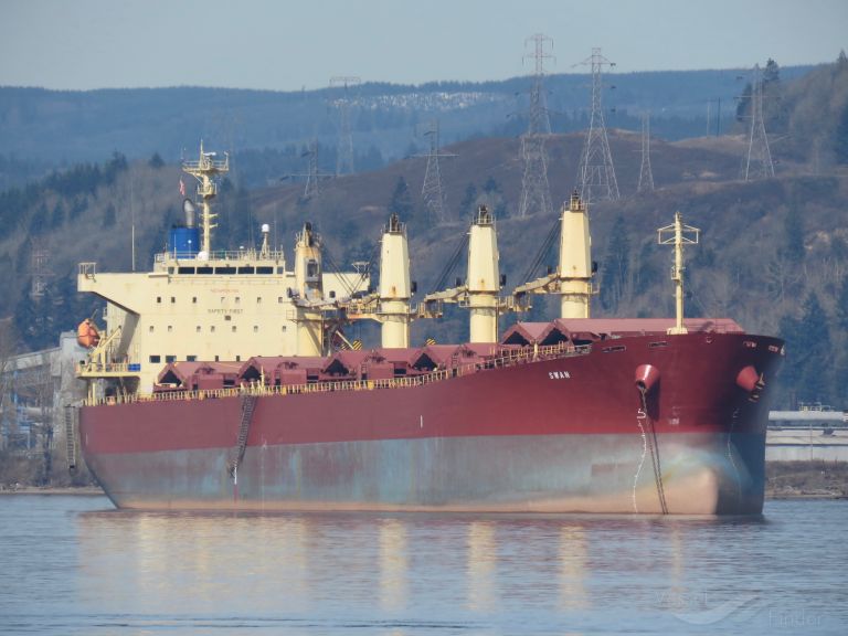 swan (Bulk Carrier) - IMO 9350068, MMSI 371704000, Call Sign 3EDS4 under the flag of Panama