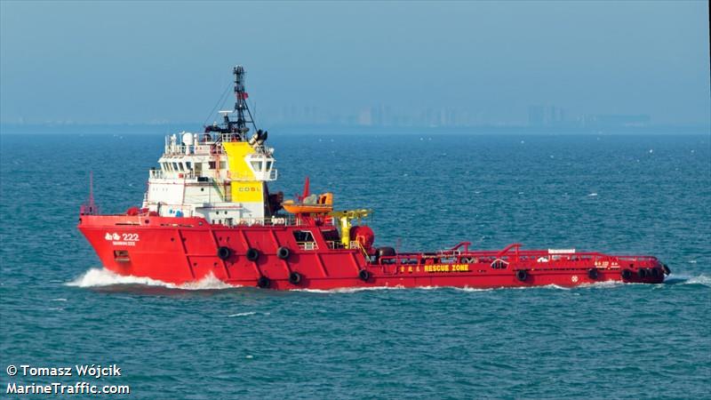 nan hai 222 (Offshore Tug/Supply Ship) - IMO 9318204, MMSI 413025000, Call Sign BXNJ under the flag of China