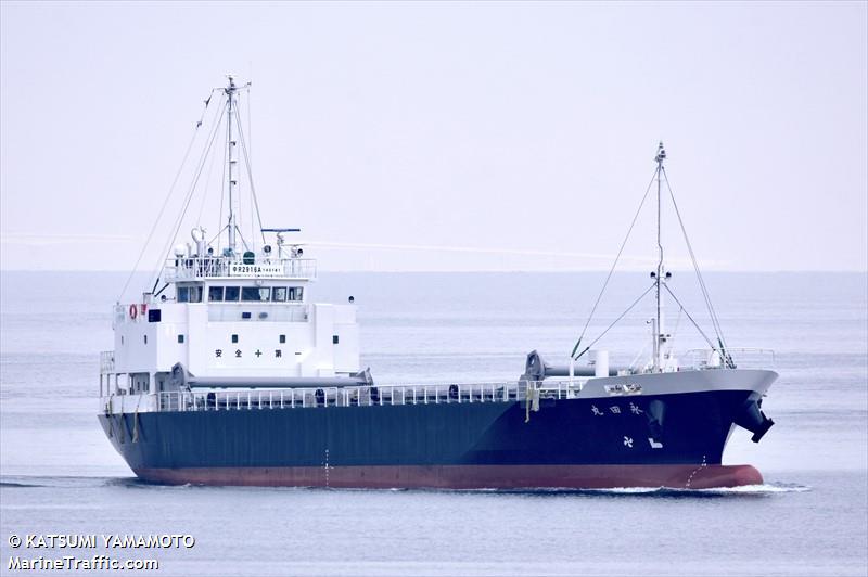 nagata maru (General Cargo Ship) - IMO 9832858, MMSI 431010813, Call Sign JD4333 under the flag of Japan