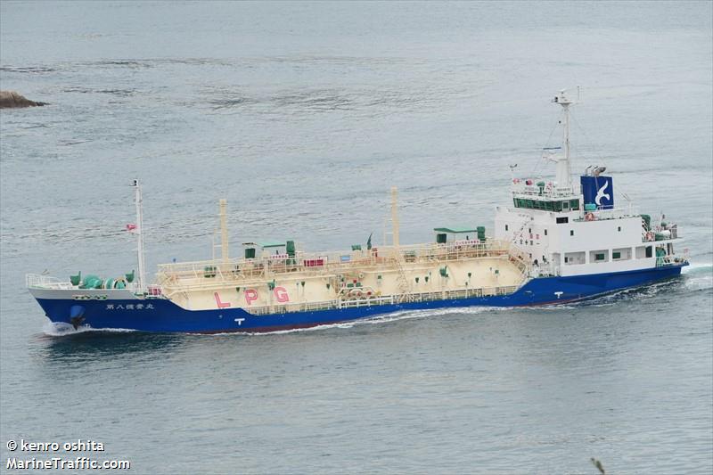 tokuyomaru no.8 (Cargo ship (HAZ-D)) - IMO , MMSI 431015525, Call Sign JD4846 under the flag of Japan