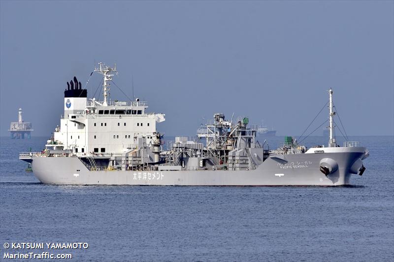 pacific seagull (Cement Carrier) - IMO 9209568, MMSI 431100871, Call Sign JNZD under the flag of Japan