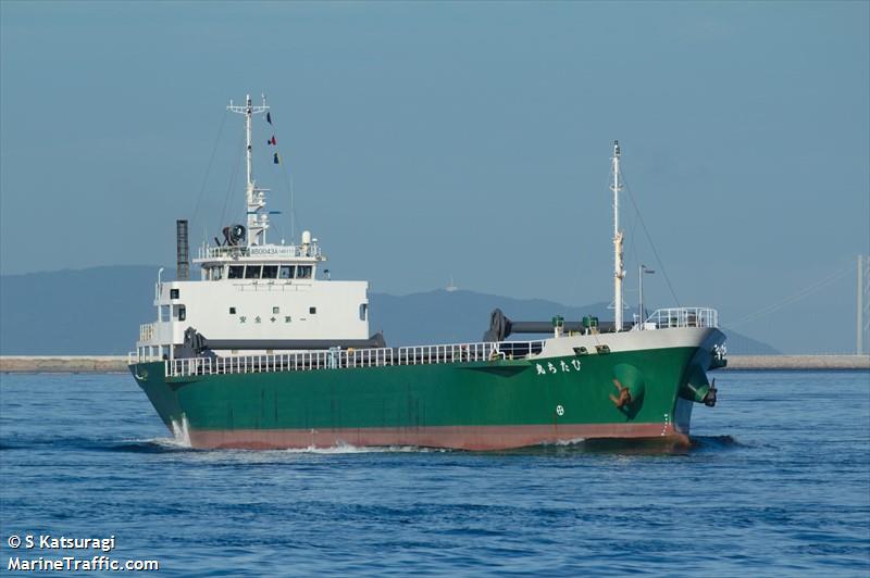 hitachimaru (Cargo ship) - IMO , MMSI 431301756, Call Sign JD2063 under the flag of Japan