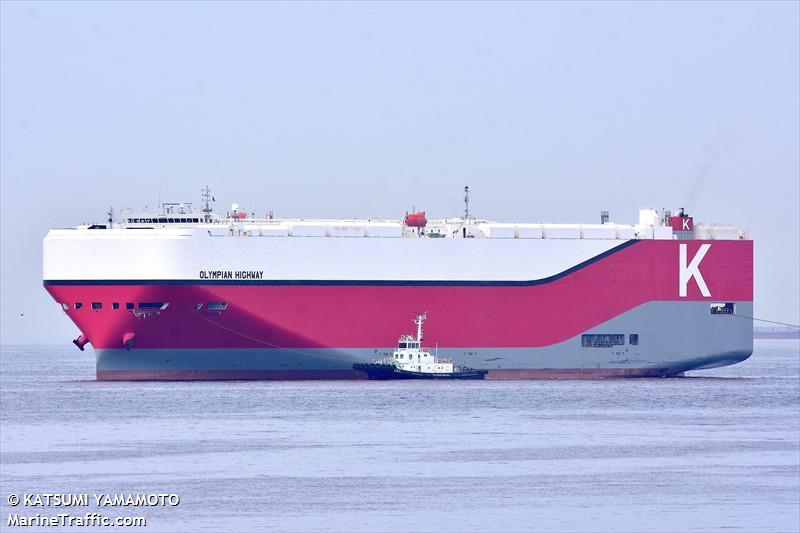 olympian highway (Vehicles Carrier) - IMO 9757993, MMSI 431651000, Call Sign 7KAS under the flag of Japan