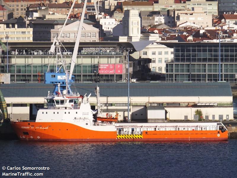 adnoc 222 (Offshore Tug/Supply Ship) - IMO 9725225, MMSI 470170000, Call Sign A6E2288 under the flag of UAE