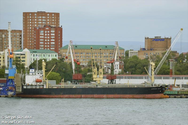 spring amir (General Cargo Ship) - IMO 9403803, MMSI 477103700, Call Sign VRQZ9 under the flag of Hong Kong