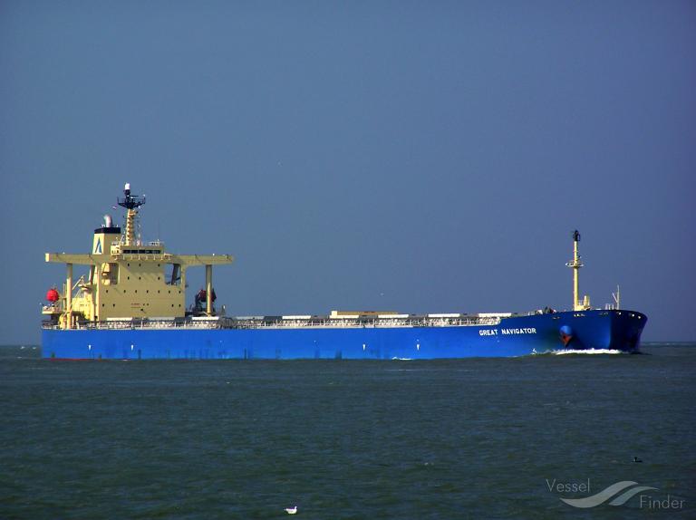 great navigator (Bulk Carrier) - IMO 9301079, MMSI 477158100, Call Sign VRBW8 under the flag of Hong Kong