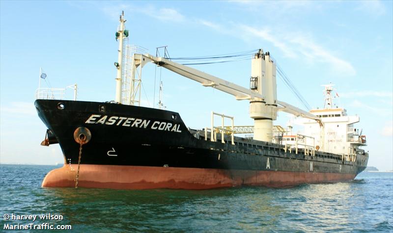 eastern coral (General Cargo Ship) - IMO 9633848, MMSI 477739500, Call Sign VRJZ2 under the flag of Hong Kong