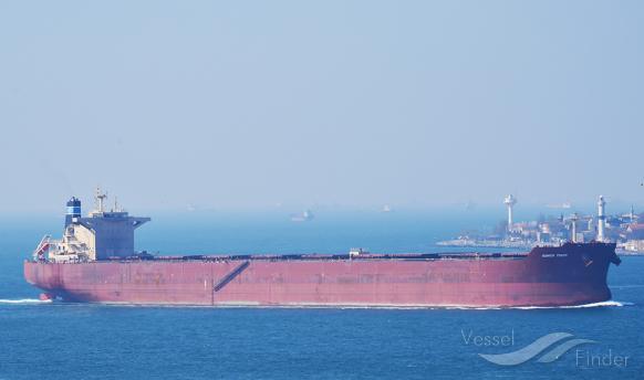 genco tiger (Bulk Carrier) - IMO 9593452, MMSI 538002313, Call Sign V7CV8 under the flag of Marshall Islands