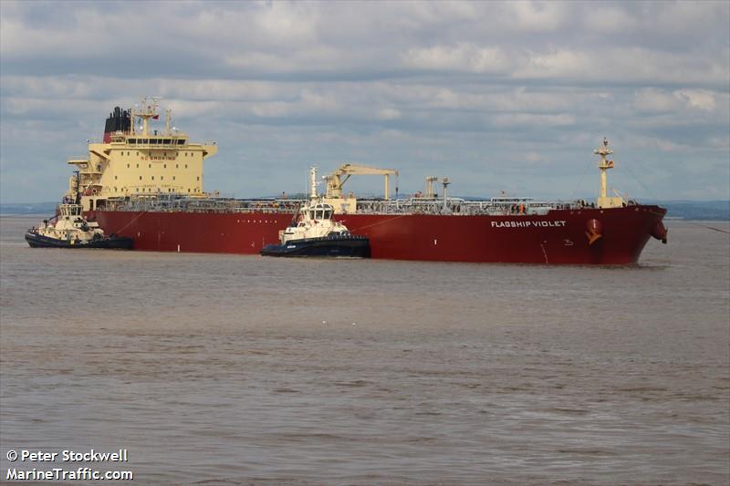 flagship violet (Oil Products Tanker) - IMO 9520857, MMSI 538004853, Call Sign V7VI9 under the flag of Marshall Islands
