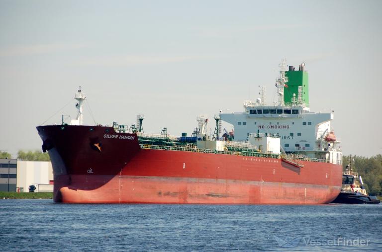 silver hannah (Chemical/Oil Products Tanker) - IMO 9682409, MMSI 538005911, Call Sign V7IB4 under the flag of Marshall Islands