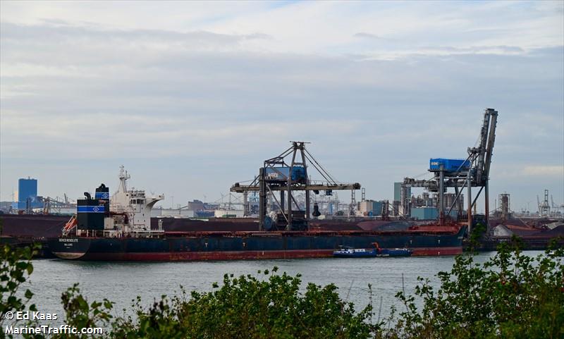 genco resolute (Bulk Carrier) - IMO 9698977, MMSI 538008119, Call Sign V7BQ2 under the flag of Marshall Islands