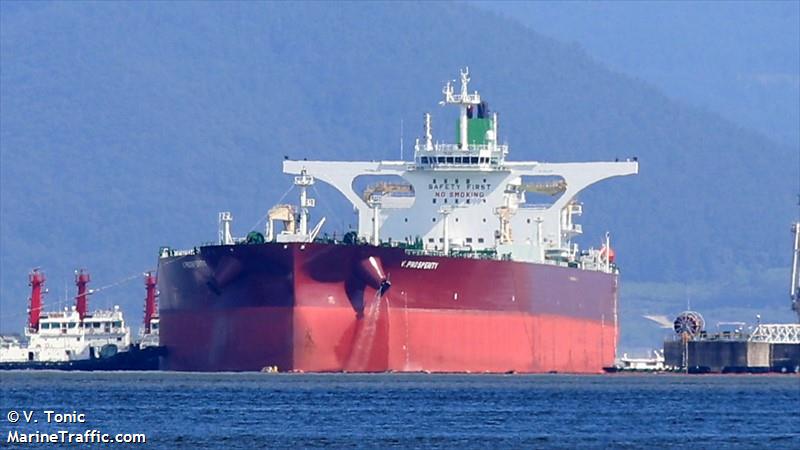 v. prosperity (Crude Oil Tanker) - IMO 9849863, MMSI 538008384, Call Sign V7A2301 under the flag of Marshall Islands