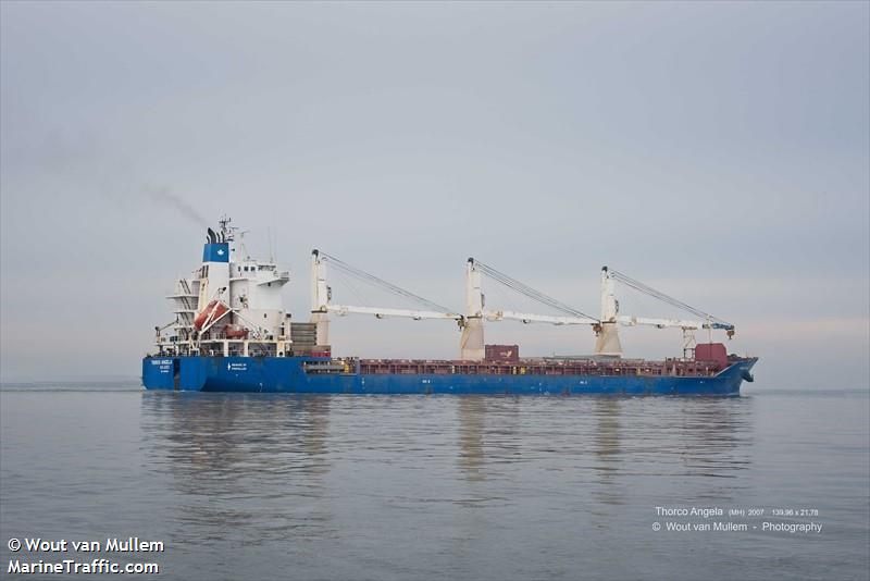 thorco angela (General Cargo Ship) - IMO 9359935, MMSI 538008566, Call Sign V7A2519 under the flag of Marshall Islands