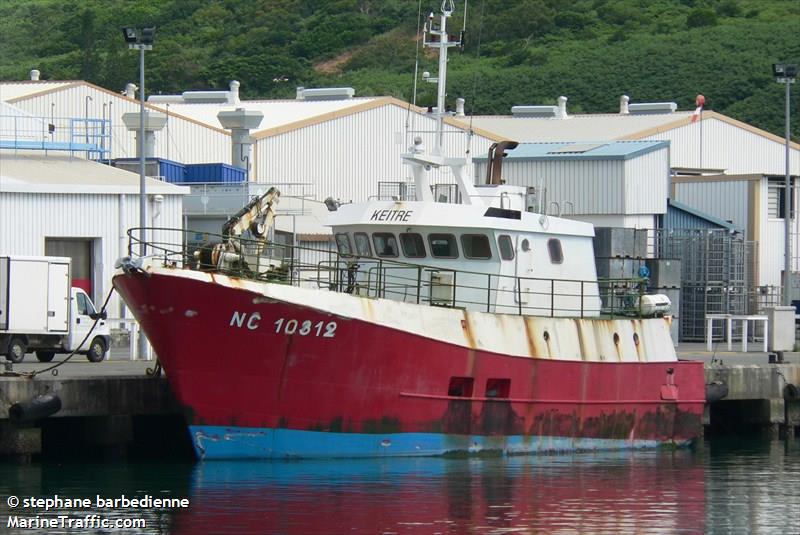 fv keitre (Fishing vessel) - IMO , MMSI 540003900, Call Sign FOSB under the flag of New Caledonia