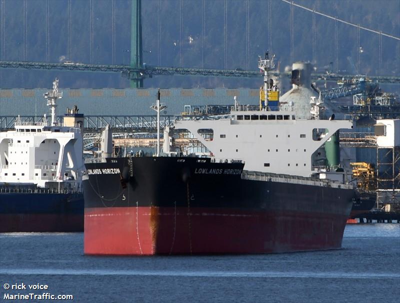 lowlands horizon (Bulk Carrier) - IMO 9826471, MMSI 563061800, Call Sign 9V6002 under the flag of Singapore